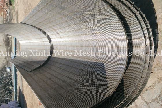 Pantalla de Juice Processing Static Wedge Wire de la pantalla de filtro del tamiz 304L de los SS 304