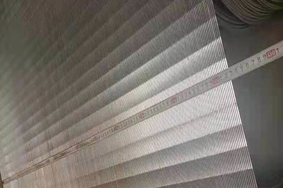 El panel plano de desecación de la pantalla de alambre de la cuña grueso de 3 - de 12m m para la filtración de la industria