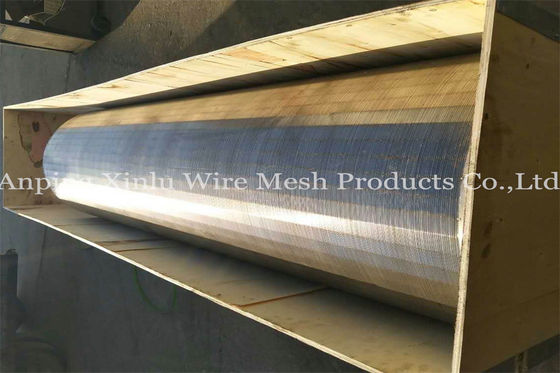 Johnson Rotary Sand Screen Cylindrical tamiza a Vee Wire Screens ranura de 0,2 - de 2m m