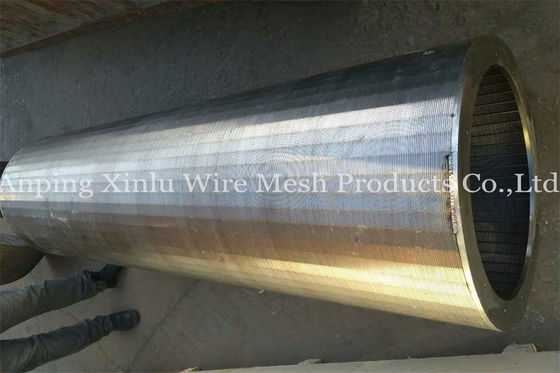 Johnson Rotary Sand Screen Cylindrical tamiza a Vee Wire Screens ranura de 0,2 - de 2m m