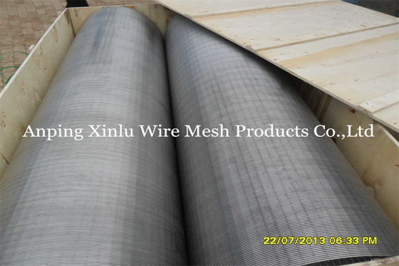 Tambor rotatorio de acero inoxidable Johnson Type Wedge Wire OD920mm de la pantalla