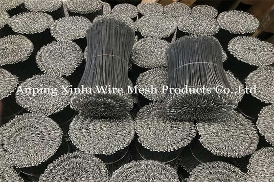 Enlaces de alambre de doble bucle galvanizado 0,7 mm - 2,0 mm Diámetro 4 &quot; - 24 &quot; longitud alambre de unión de doble bucle