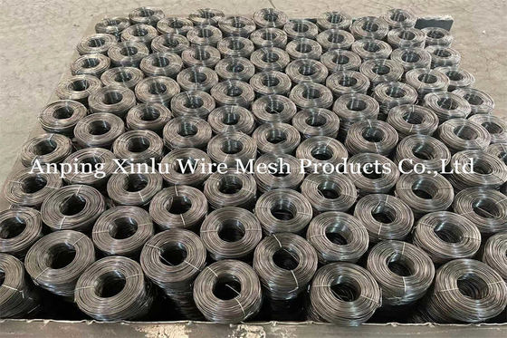 16 Gauge Negro Annealed Tie Wire Anticorrosión 1 mm - 2 mm de diámetro Doble Loop Rebar de unión de alambre