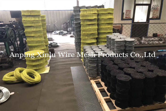 Cables de doble bucle de PVC galvanizados Φ1.2mm X L 16cm de barras de unión