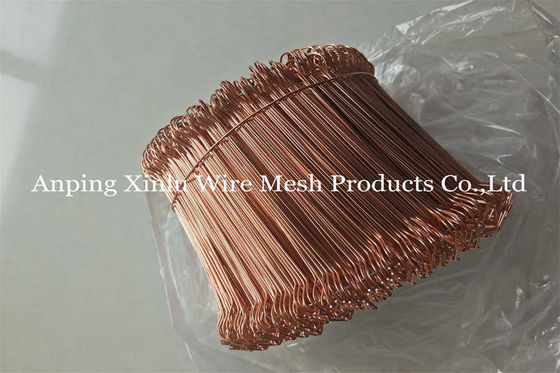 3 - 12 pulgadas de cobre de metal doble alambre de doble bucle Bar Tie 350 - 550mpa Anti-herrumbre galvanizado Rebar alambre de lazo