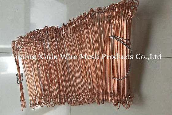 3 - 12 pulgadas de cobre de metal doble alambre de doble bucle Bar Tie 350 - 550mpa Anti-herrumbre galvanizado Rebar alambre de lazo