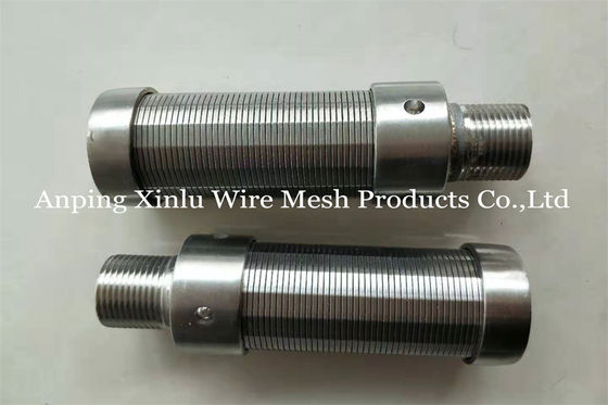 Pantalla de filtro de acero inoxidable roscada DN 53m m x G 3/4&quot; para el transporte de la resina