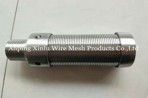 Pantalla de filtro de acero inoxidable roscada DN 53m m x G 3/4&quot; para el transporte de la resina
