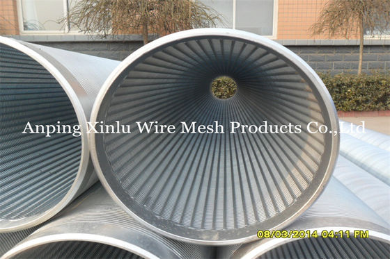 Tamiz del pozo de Johnson Vee Wire Welding Galvanized Pipe/de tubo ranura de 0,05 - de 50m m