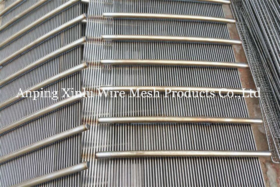 El panel plano Johnson Grating Filter Plate de la pantalla de alambre de la cuña de la ranura de los SS Aisi 304 1m m