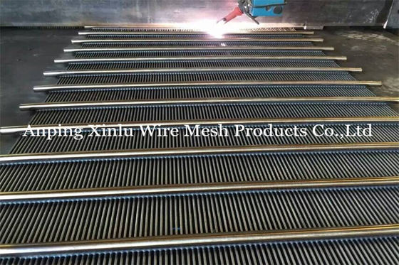 El panel industrial de la pantalla de alambre de Johnson V de la placa de filtro del flujo 100mesh para el carbón