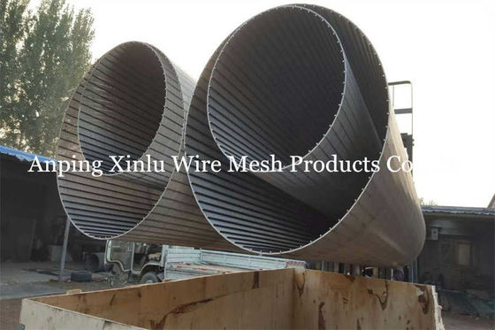 superficie de Johnson Wedge Wire Screen Pipe del diámetro de 450m m y tipo lisos del borde
