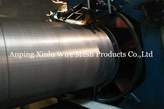superficie de Johnson Wedge Wire Screen Pipe del diámetro de 450m m y tipo lisos del borde