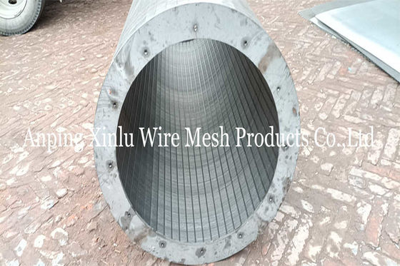 Ninguna longitud continua magnética 1800m m de la pantalla de la ranura de Vee Wire DN620mm