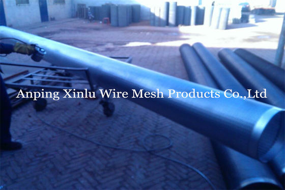 6-5/8” SS304 Johnson Wire Wrapped Screens Tubes para el agua Wells