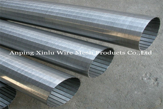 6-5/8” SS304 Johnson Wire Wrapped Screens Tubes para el agua Wells