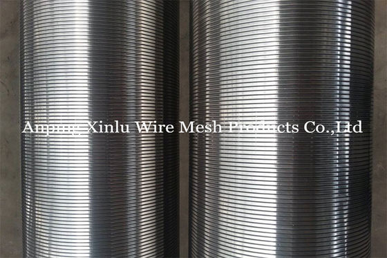 6-5/8” SS304 Johnson Wire Wrapped Screens Tubes para el agua Wells