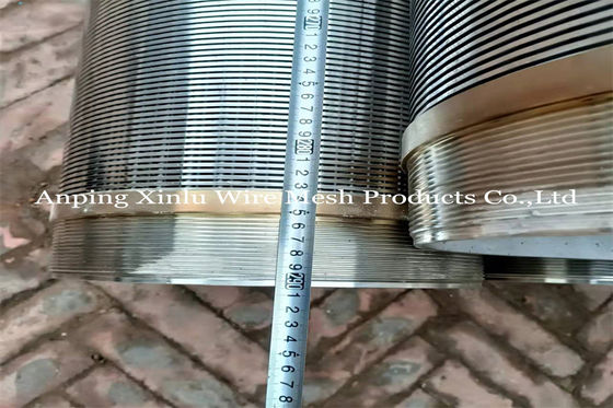 219mm Johnson espiral V alambre de desagüe del pozo de pantalla de tubería sin pulido magnético para la bomba de aguas subterráneas