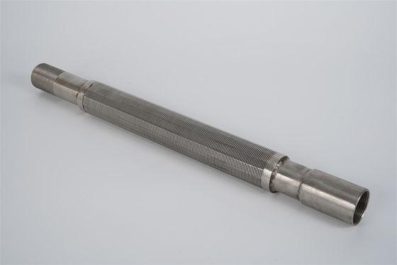 Tamaño del filtro para pozos API 20 del aceite del alambre de la cuña con Johnson Screen Pipe AISI 316L