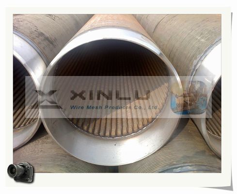 Tubo con poco carbono 6-5/8 los” 5.8m largos de Vee Wire Galvanized Dewatering Screen