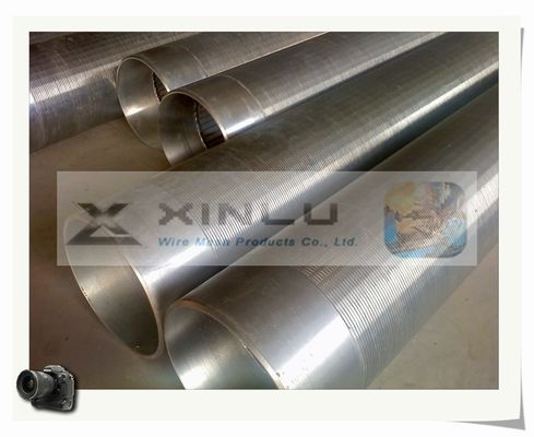 Tubo con poco carbono 6-5/8 los” 5.8m largos de Vee Wire Galvanized Dewatering Screen