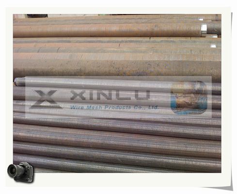 Tubo con poco carbono 6-5/8 los” 5.8m largos de Vee Wire Galvanized Dewatering Screen