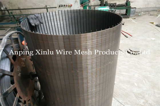 tubo de la pantalla de filtro de agua de 426m m 16-3/4” Johnson Type Wire Warp Screen