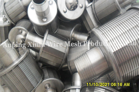 Boca de acero inoxidable de Johnson Wedge Wire Water Screen para el filtro de arena