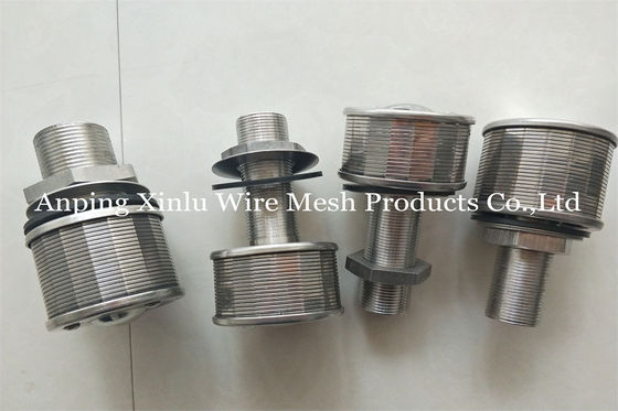 Boca de acero inoxidable de Johnson Wedge Wire Water Screen para el filtro de arena