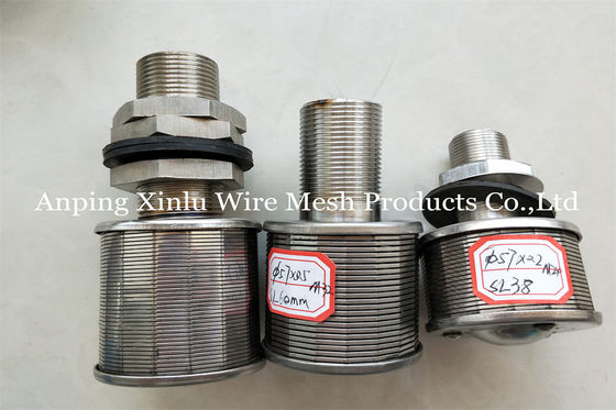 Boca de acero inoxidable de Johnson Wedge Wire Water Screen para el filtro de arena