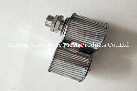 Boca principal grande Johnson Wire Strainer Nozzle del filtro de la boca principal doble de la pantalla