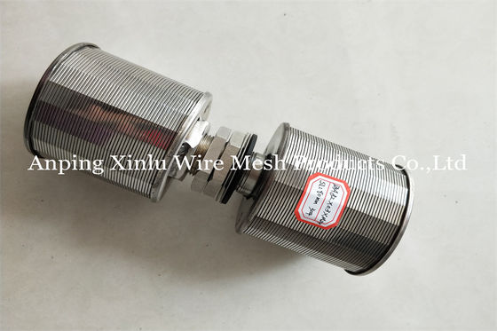 Boca principal grande Johnson Wire Strainer Nozzle del filtro de la boca principal doble de la pantalla