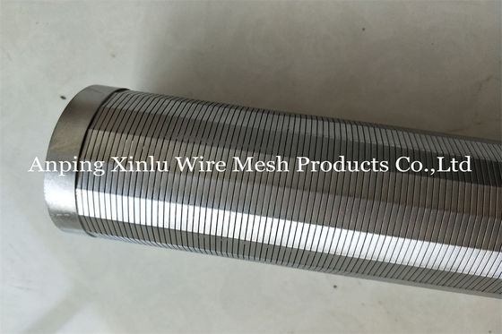 Pantalla cilíndrica de acero del elemento de pantalla de filtro de Johnson Type Wedge Wire Stainless