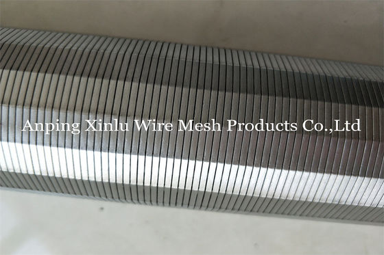 Pantalla cilíndrica de acero del elemento de pantalla de filtro de Johnson Type Wedge Wire Stainless