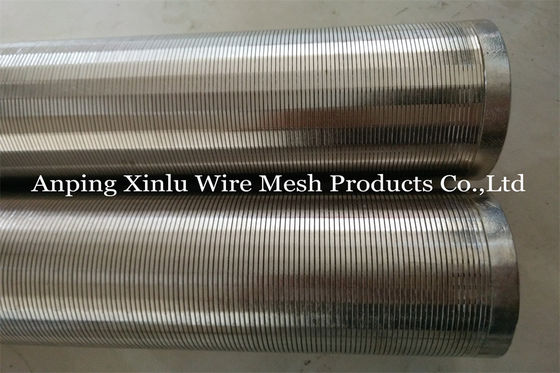 Pantalla cilíndrica de acero del elemento de pantalla de filtro de Johnson Type Wedge Wire Stainless
