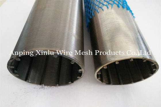 Alambre Johnson Screen Slotted Filter Pipe de 300 micrones V para el pozo de agua