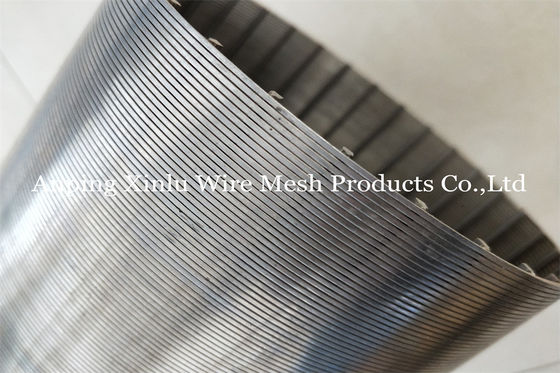 Alambre Johnson Screen Slotted Filter Pipe de 300 micrones V para el pozo de agua