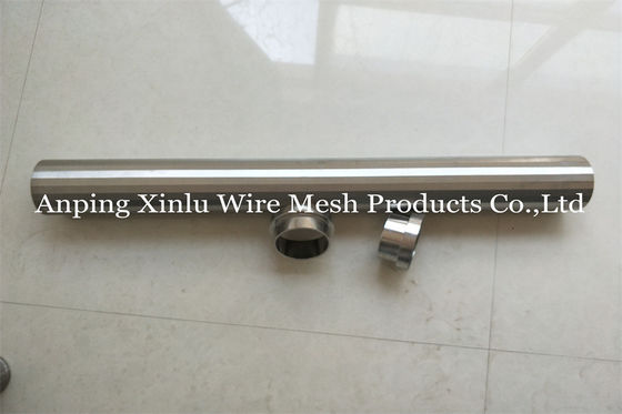 filtro de la bomba del tubo de la pantalla de 75m m Johnson Vee Wire Wrapped Continuous Slotted