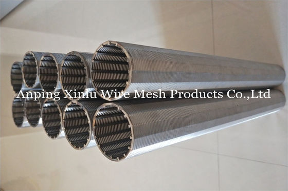 Tubo del filtro para pozos del agua del tubo de Johnson Vee Wire Continuous Slotted Casing del filtro 95 del motor