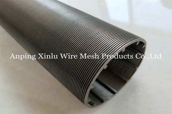 Elemento de pantalla a dos caras de filtro de Johnson Wedge Wire Continuous Slotted del acero 2507