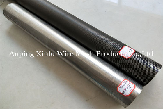 Elemento de pantalla a dos caras de filtro de Johnson Wedge Wire Continuous Slotted del acero 2507