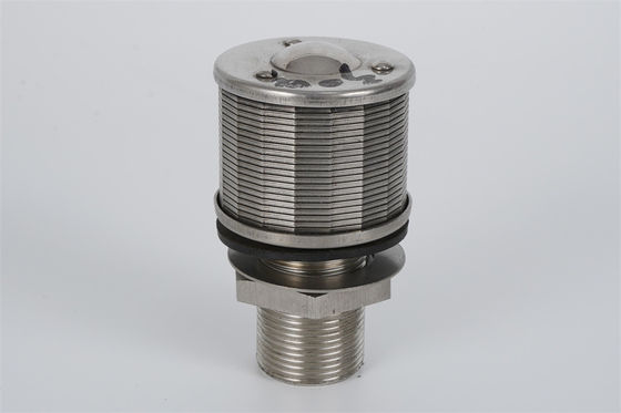 Diámetro de acero inoxidable del hilo 57m m del Npt de la boca de la retención del alambre de la cuña 316L medios