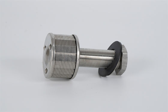 Diámetro de acero inoxidable del hilo 57m m del Npt de la boca de la retención del alambre de la cuña 316L medios