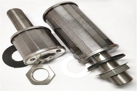 Boca 45m m de la retención del filtro de arena de Johnson Wire Single Head Water para el tratamiento de aguas