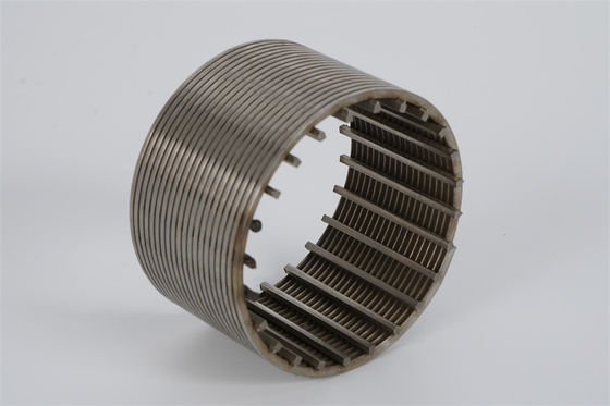 boca doble del doble fondo del filtro de los SS Johnson Screen Nozzle Wedge Wire del flujo de 82m m