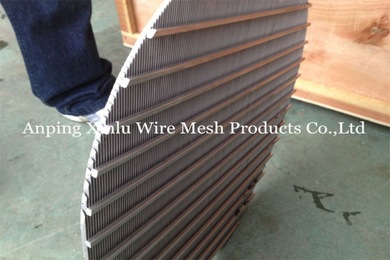 El panel del diámetro 500m m Johnson Wedge Wire Screen Flat para filtrar y la sequedad de grano