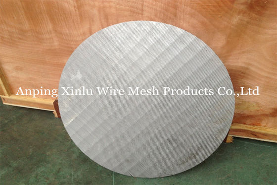 El panel del diámetro 500m m Johnson Wedge Wire Screen Flat para filtrar y la sequedad de grano