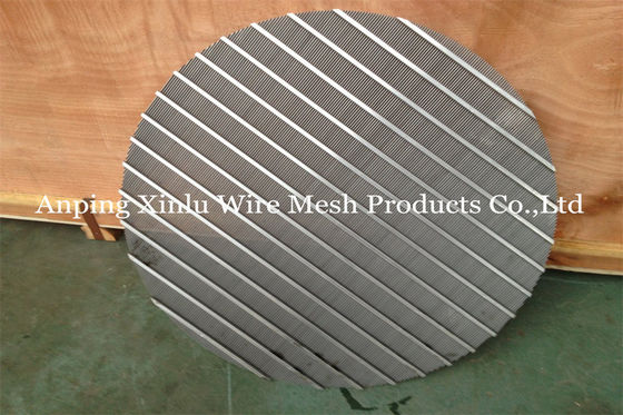 El panel del diámetro 500m m Johnson Wedge Wire Screen Flat para filtrar y la sequedad de grano