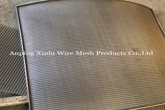 Ranura 0,04&quot; el panel de Johnson Vee Wire Screen Plate Flat para el tratamiento de aguas de Weaste