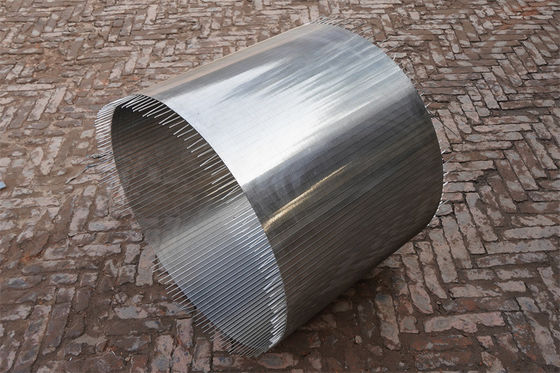 16&quot; alambre de acero inoxidable Mesh Pipe Rust Resistant de la cuña del perfil